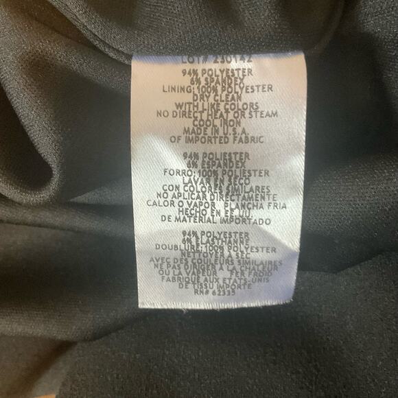 Strapless Cut Out Evening Gown Black Size 8 Thigh Slit Long Formal Dress by AQUA - Picture 8 of 11